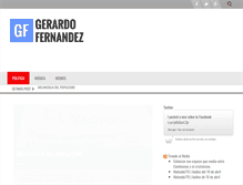 Tablet Screenshot of gerardofernandez.net